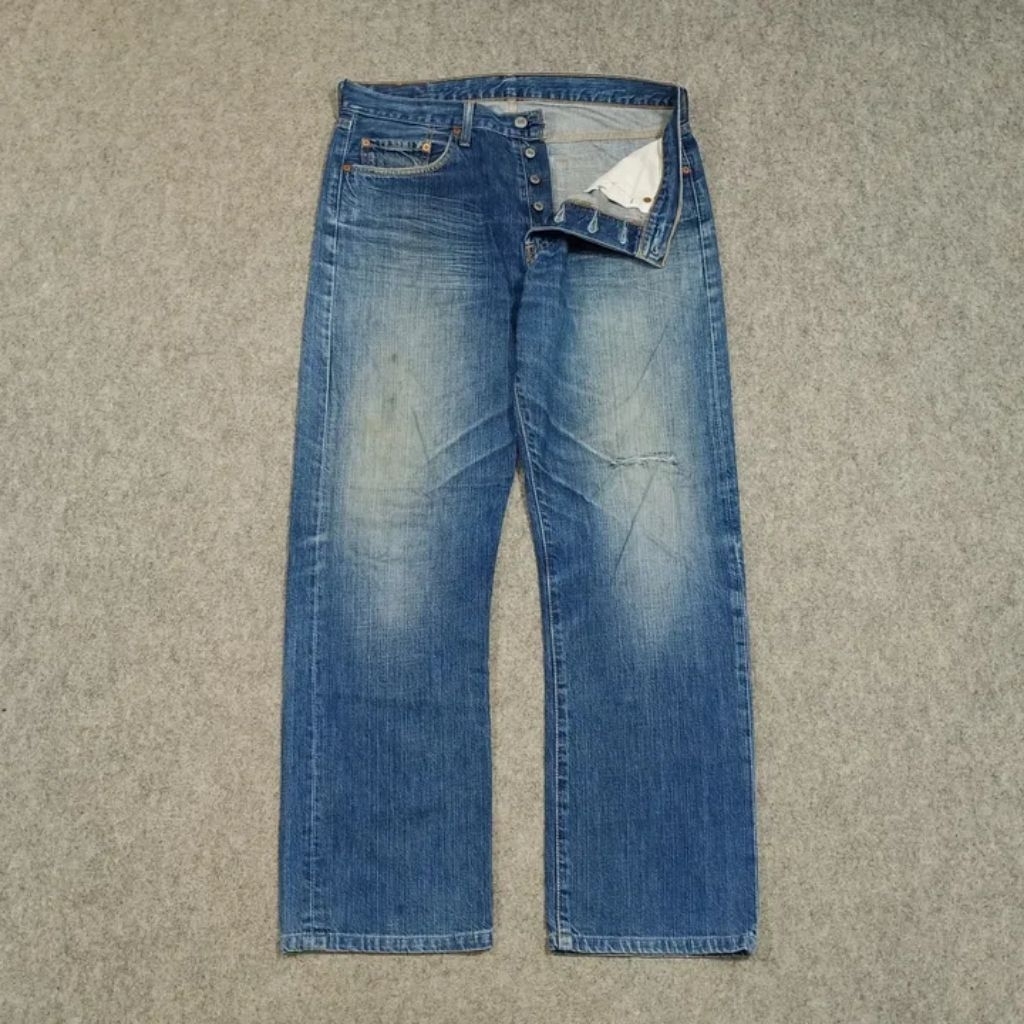 celana straight Jeans panjang pria 501 size 34 second