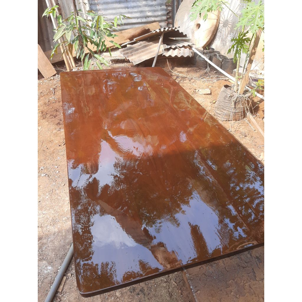 MEJA KAYU JATI ASLI PAPAN MEJA TOP MEJA