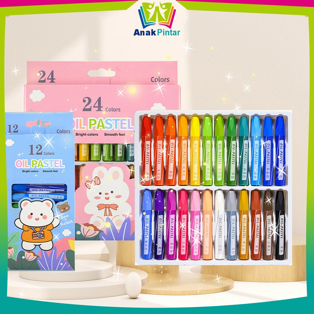 

EC Krayon Minyak Isi 12 Warna Motif Kartun / Crayon Oil Pastel Perlengkapan Mewarnai Anak / Set Krayon Pigmentasi Tinggi Aman Untuk Anak Anak Pintar A99