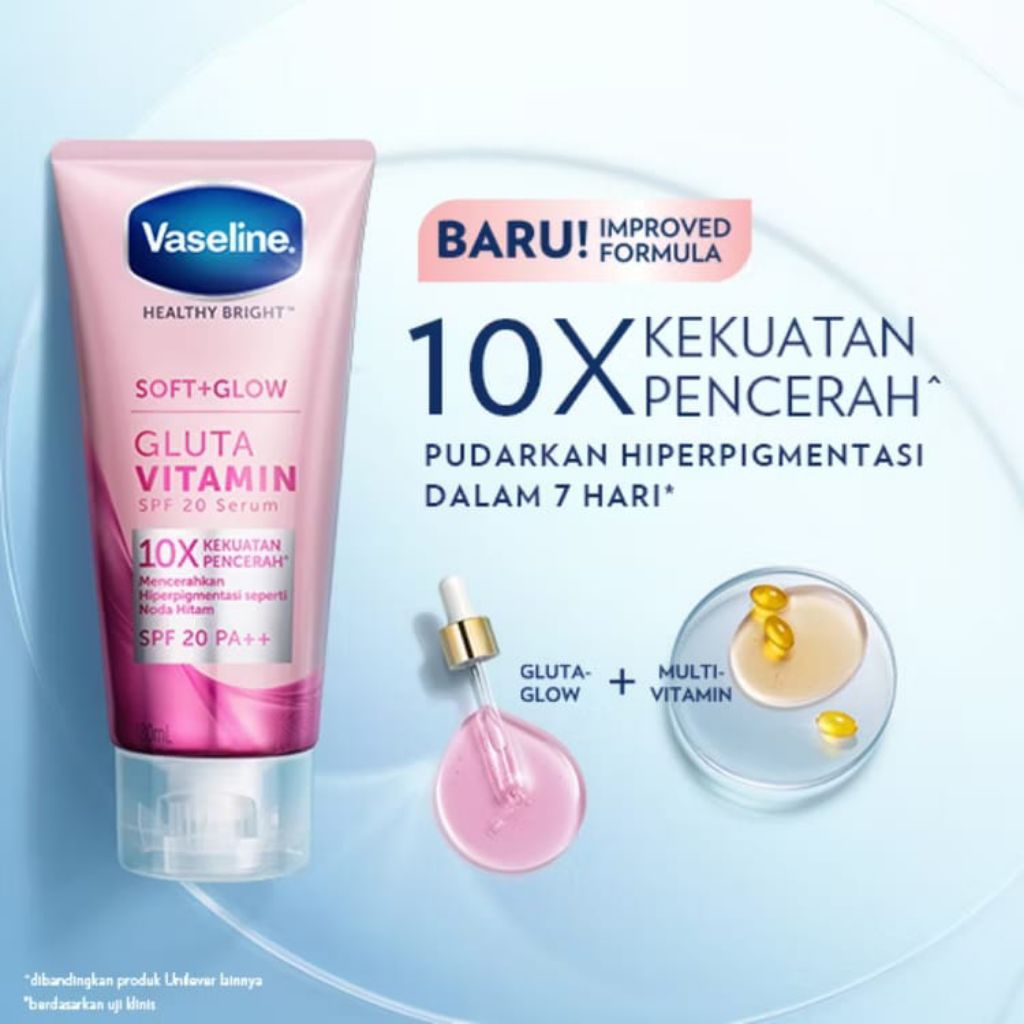 VASELINE SOFT GLOW SERUM 180 ML