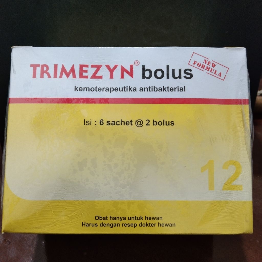 Trimezyn bolus 1 box isi 12 bolus