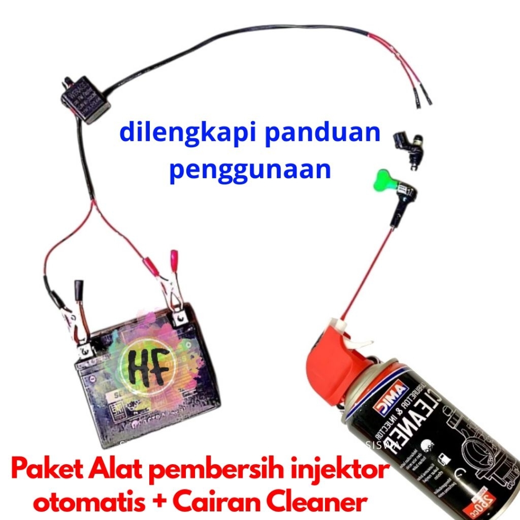 alat pembersih injektor motor&mobil automatic OTOMATIS tanpa pencet Paket ALAT+CAIRAN injektor