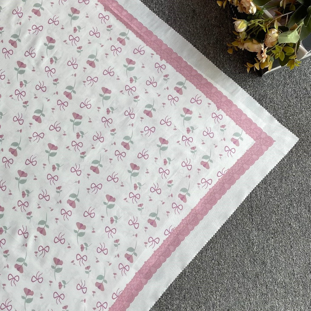 SY Hijab Motif 140-150 Segi Empat Voal Premium Laser Cut Free Pouch