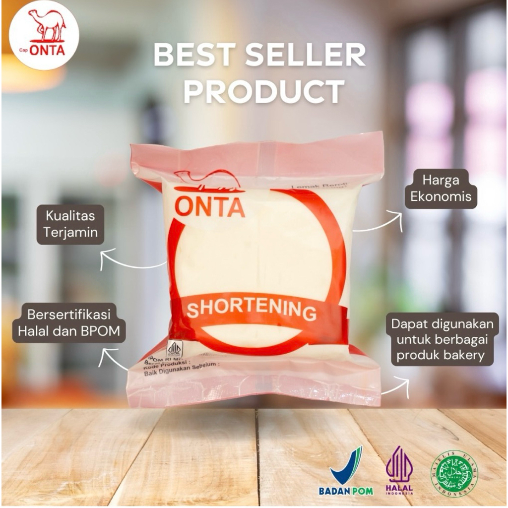 

ONTA Shortening// Mentega Putih merk ONTA 500gram kemasan Asli
