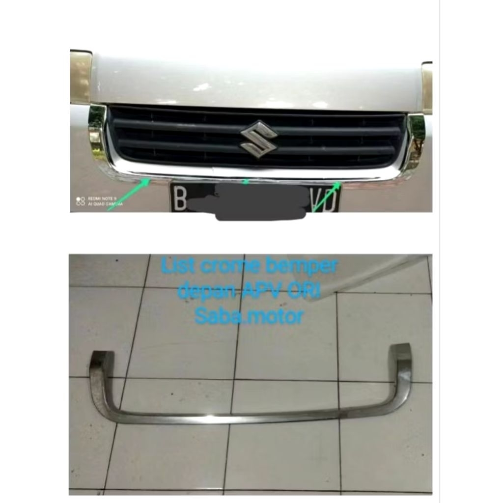 LIST BEMPER DEPAN MOBIL SUZUKI APV