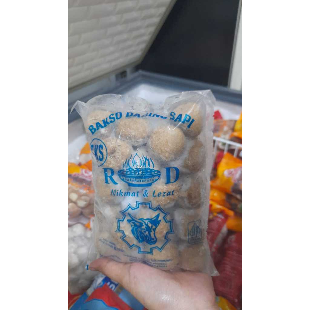 

Baso sapi RD biru 25S 375gr isi 25