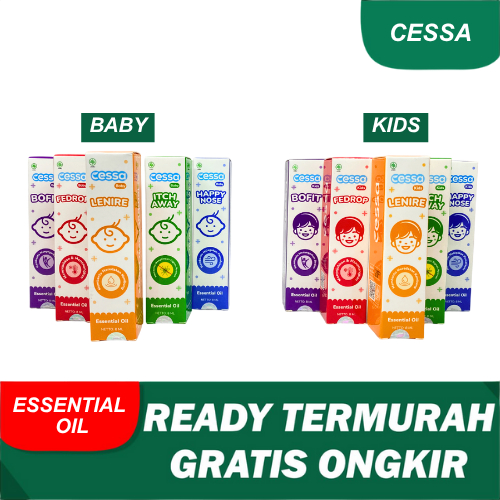 CESSA BABY ESSENTIAL OIL 0-2 TAHUN 8ML TERMURAH 100% ORIGINAL