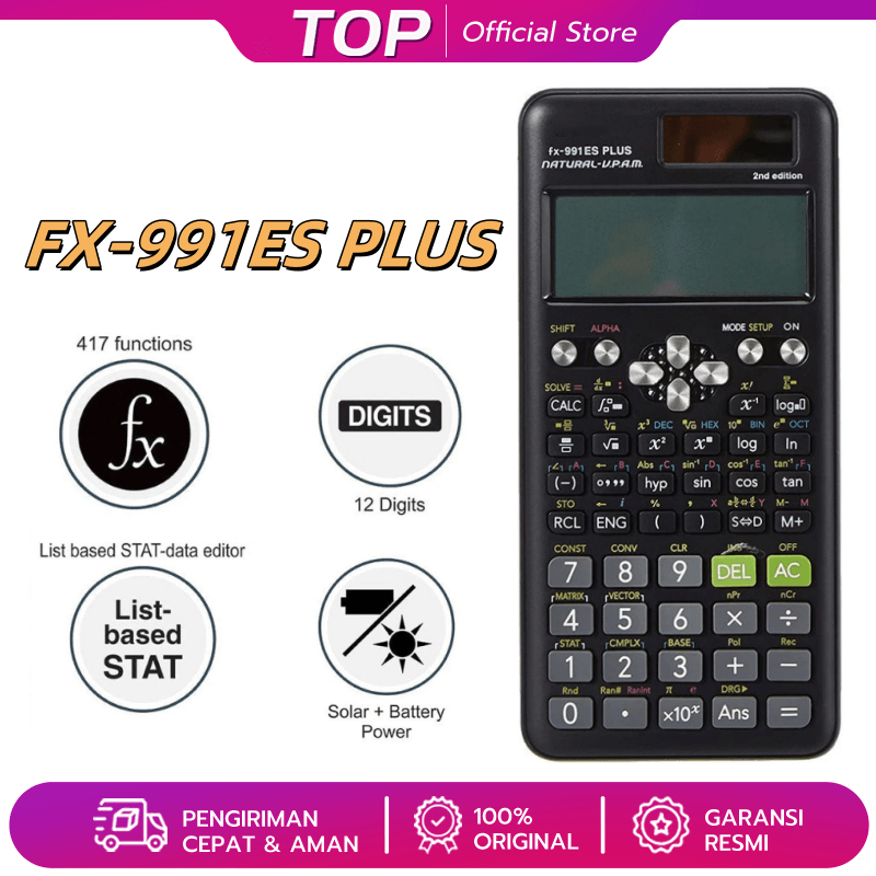 

Kalkulator Scientific ilmiah 991ES-Plus Kalkulator Scientific Calculator Scientific