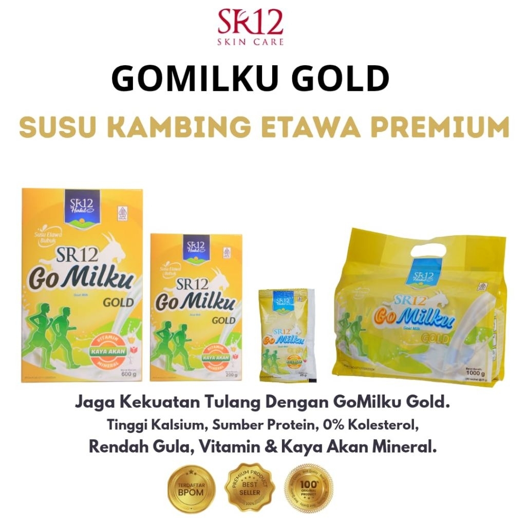 

GOMILKU GOLD SR12/SUSU KAMBING ETAWA BUAT LANSIA/SUSU TULANG DAN SENDI