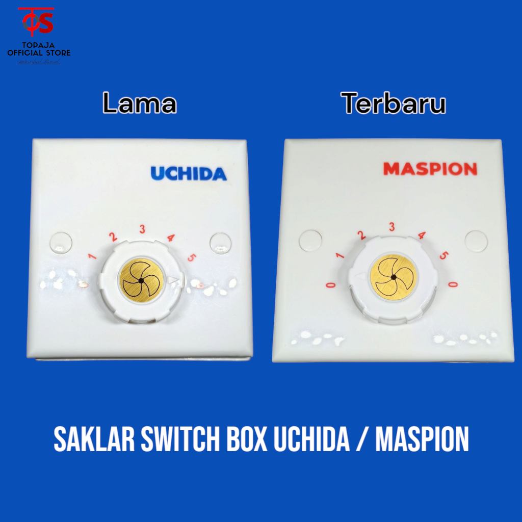 Saklar Switch Kipas Angin Uchida Maspion CF240 - CF251 - Box Saklar Putar Ceeling Fan Maspion UCHIDA