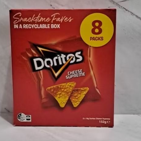 

DORITOS CHEESE SUPREME 8 PACKS