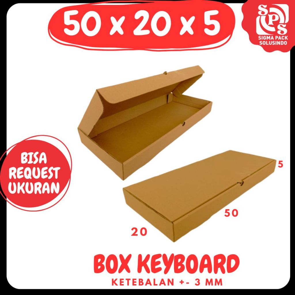 

Box Keyboard 50x20x5 LD Kardus Packing Kemasan Karton Dus Kotak Zigma Pack