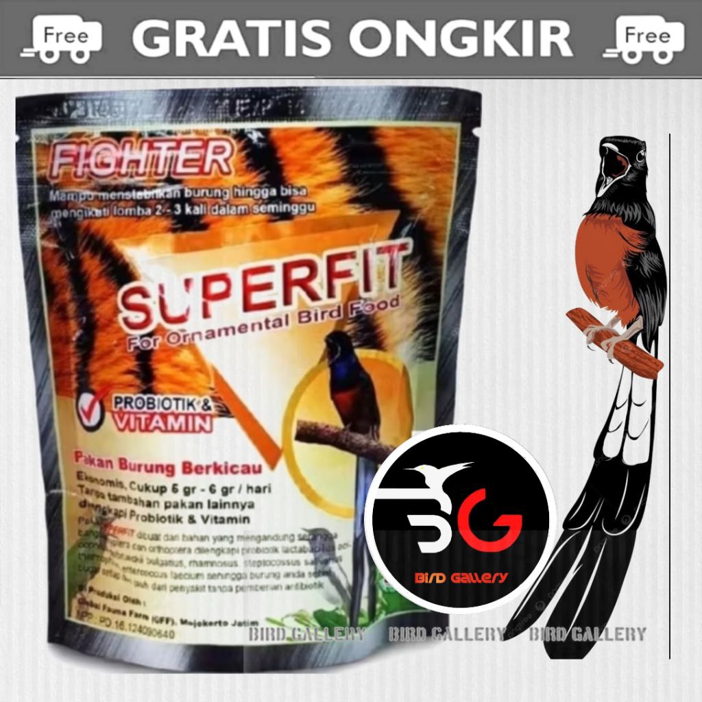 VOER SUPERFIT FIGHTER VOER BURUNG MURAI PETARUNG15.00