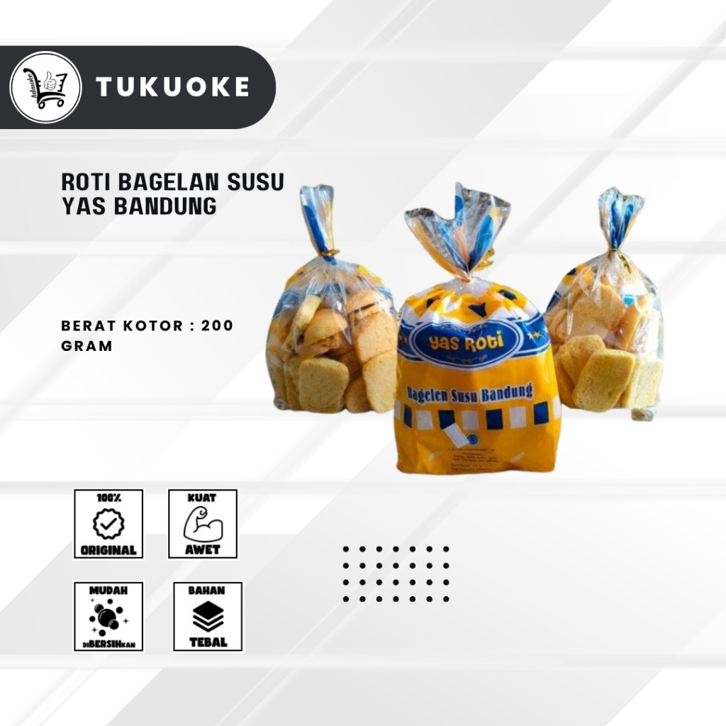 

ROTI BAGELAN SUSU YAS BANDUNG KEMASANA 200GR RASA COKLAT
