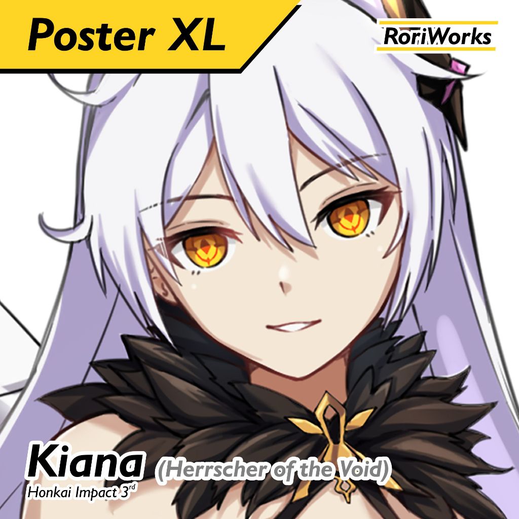 Poster Anime XL A2 - Kiana Kaslana (Herrscher of the Void) | Honkai Impact 3rd [Limited Edition]
