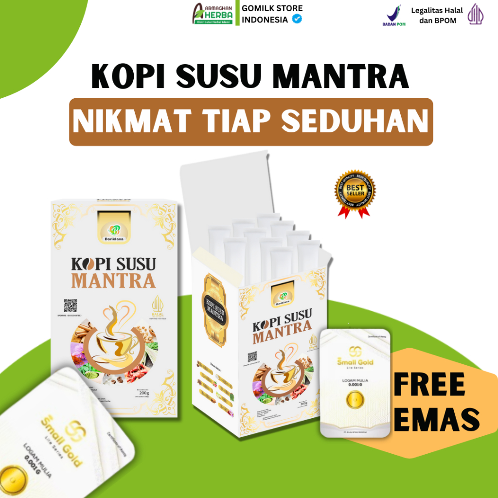 

[GRATIS EMAS] Kopi Susu Mantra Kopi Herbal Rempah Aman Untuk Lambung Kopi Stamina Pria Alami Untuk Kesehatan
