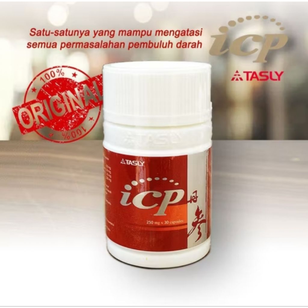 TASLY ICP 30 Capsule Obat Herbal Atasi Penyakit Jantung Stroke Hipertensi 100% Halal Dan Original