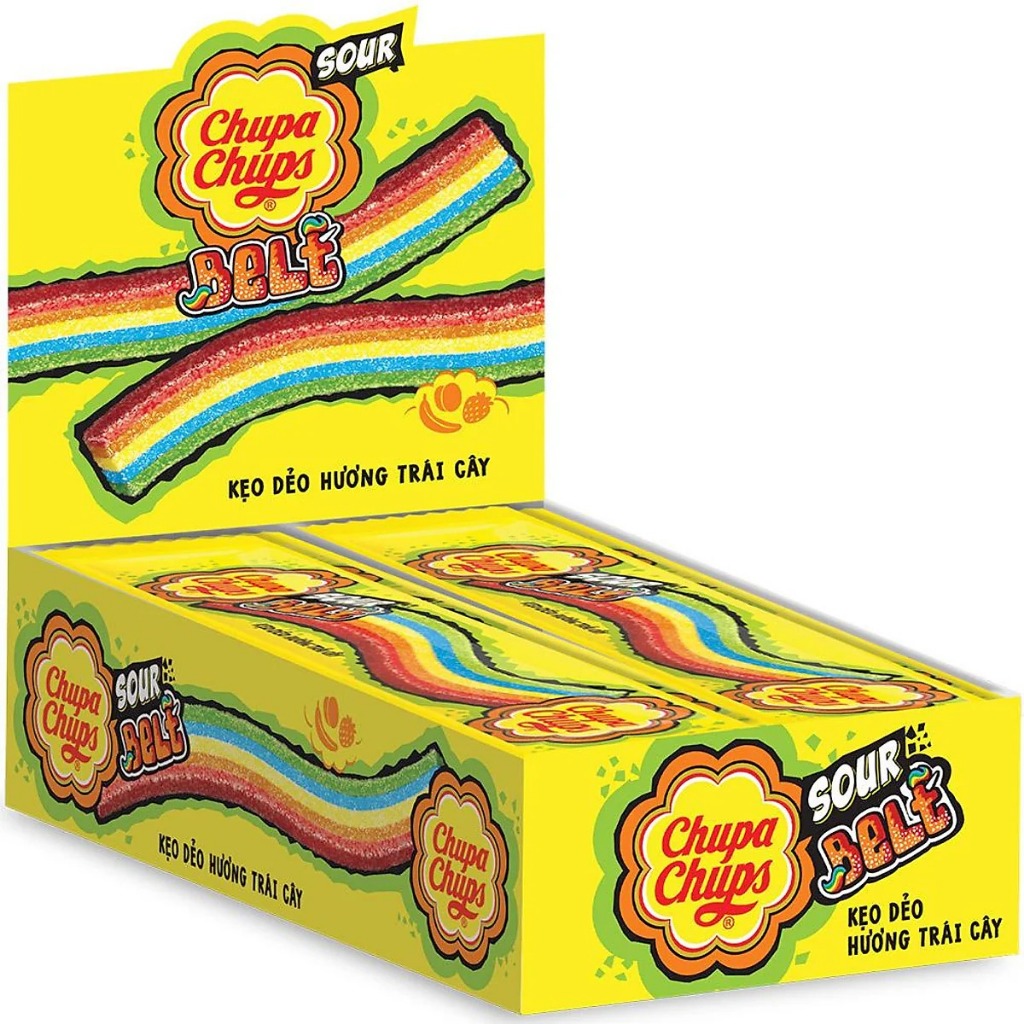 

Sehati Snack - Chupa Chups Rainbow Bites Sour Candy 7GR | 1pack(24pcs)