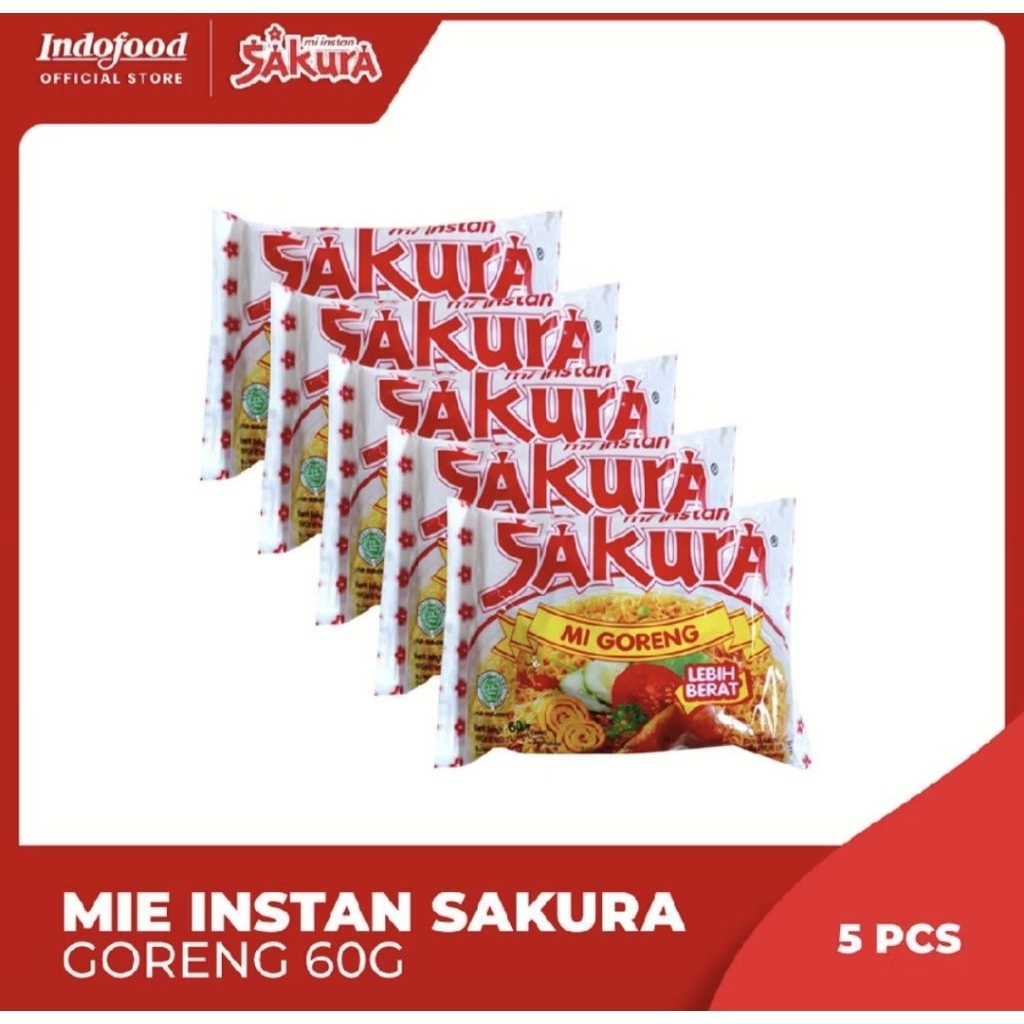 

MIE INSTAN GORENG SAKURA 60GR