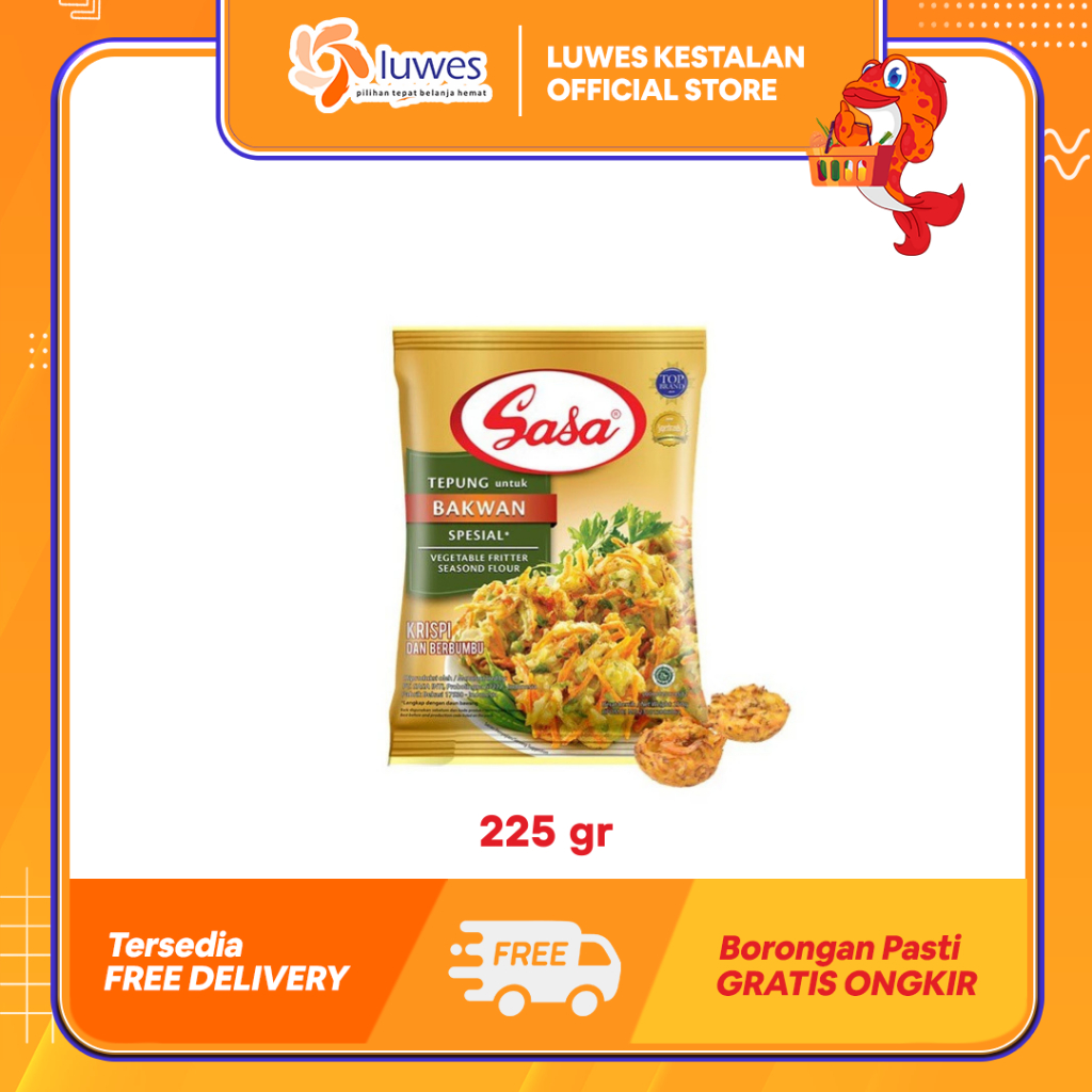 

Sasa Tepung Bumbu 225gr Bakwan Tepung Bumbu Serbaguuna & Praktis