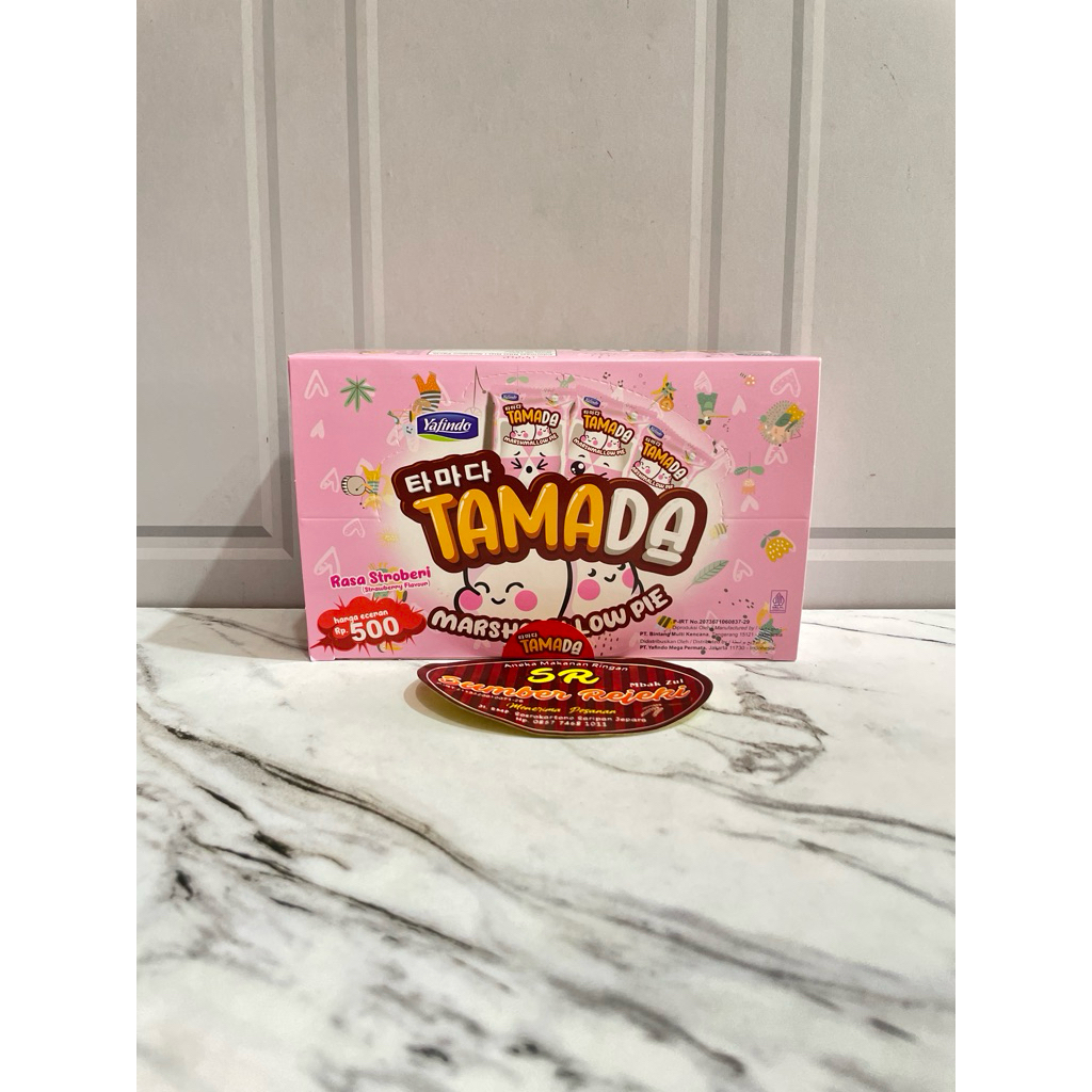 

TAMADA MARSHMALLOW STROBERI ISI 24 PCS