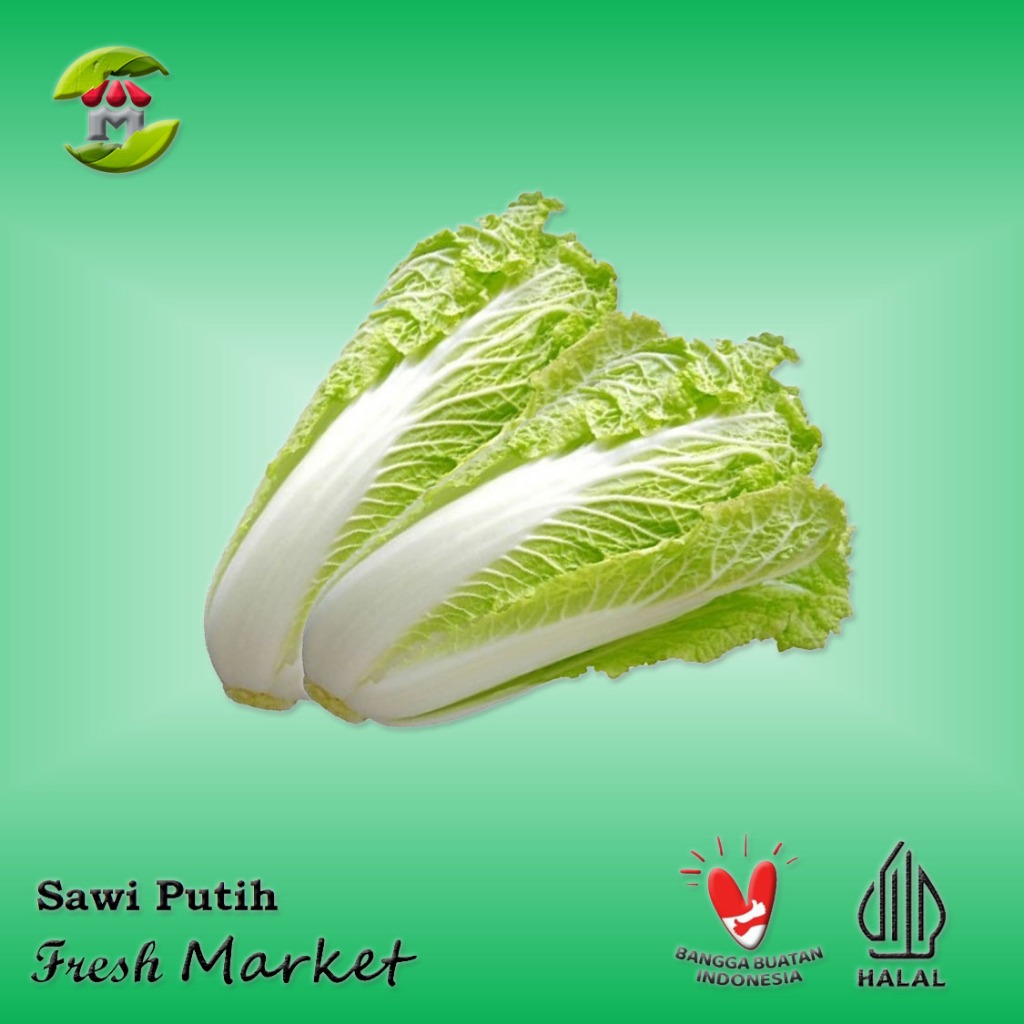 

[JAKPUS] Sawi Putih Segar Pack 450gr - 500gr