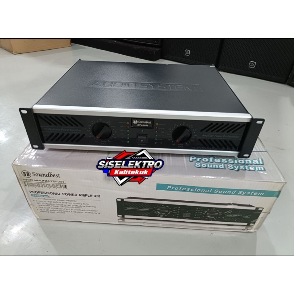 Power amplifier soundbest ktv1000 power soundbest ktv 1000