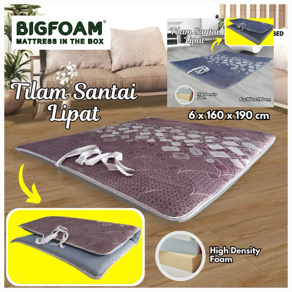 Tilam Kasur Busa Lipat Bigfoam