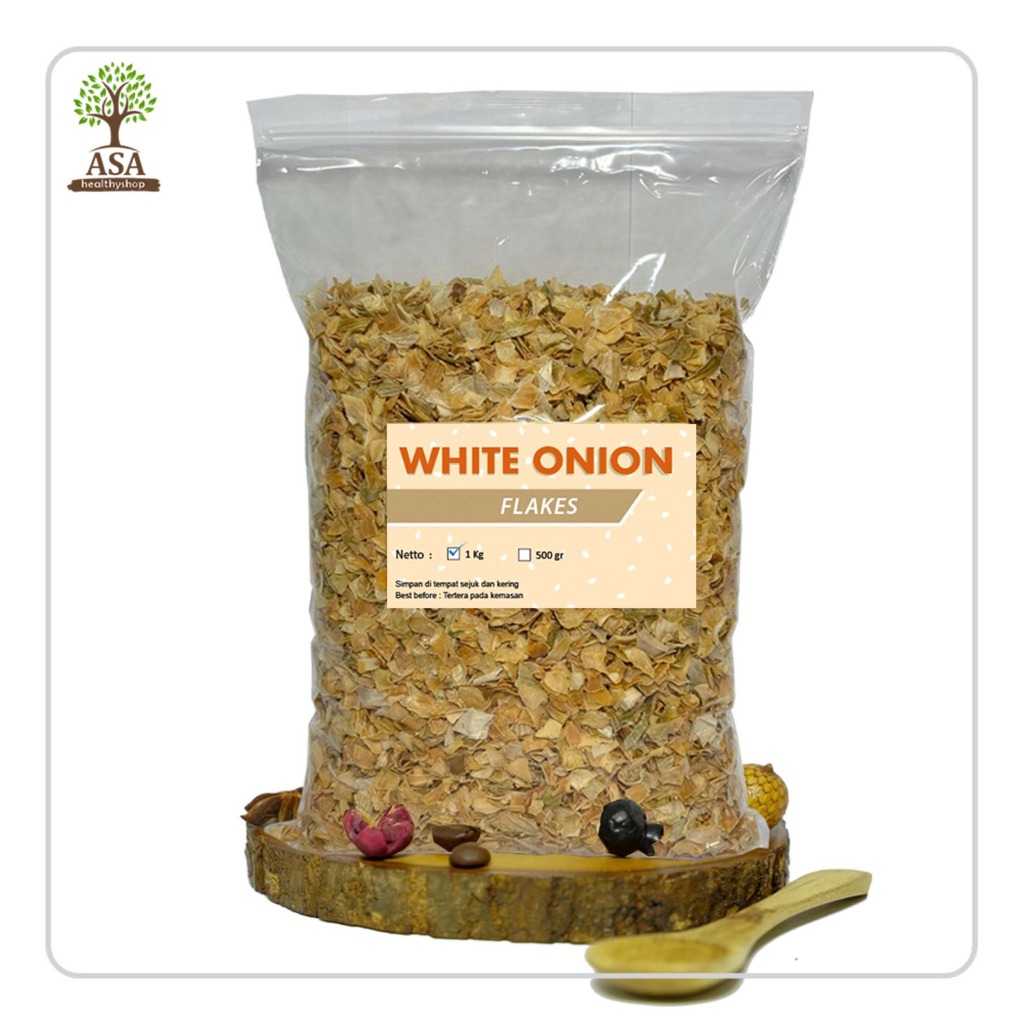 

White Onion Flakes 1 Kg