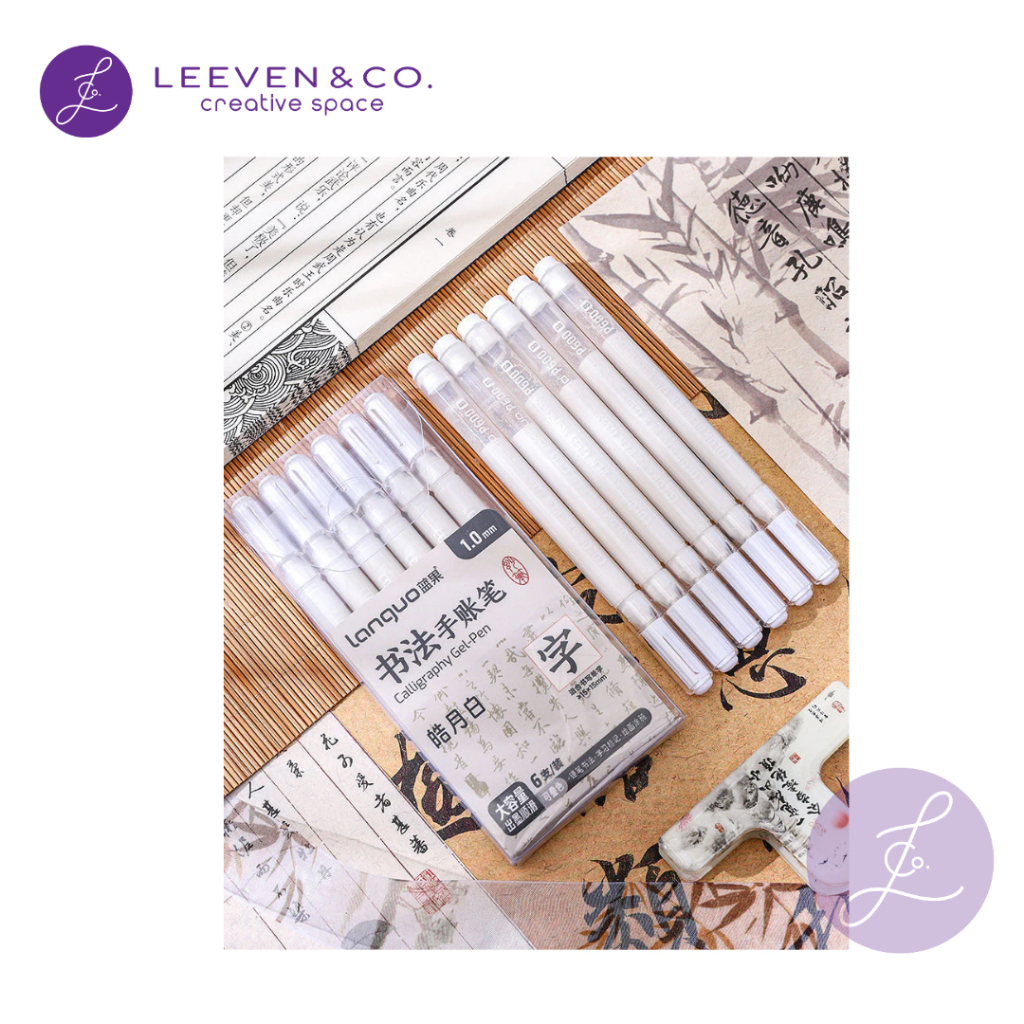 

LANGUO GEL PEN 1.0 MM BOLD POINT WHITE / SILVER / GOLD P600