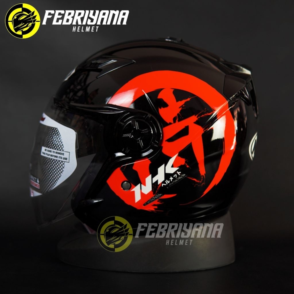 HELM NHK GLADIATOR KANJI BLACK GLOSSY