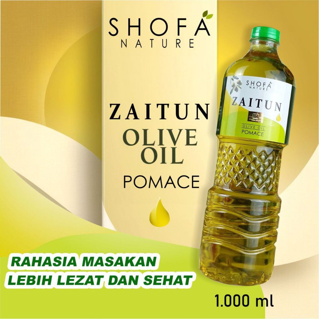 

Minyak Zaitun Pomace yang baik untuk jantung isi :1000 ml