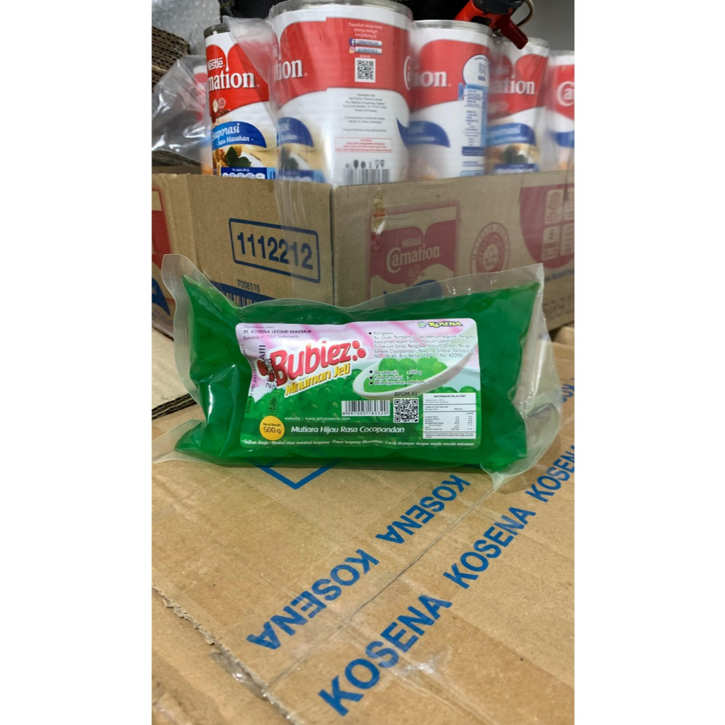 

Boba Mutiara Kosena hijau 500gr