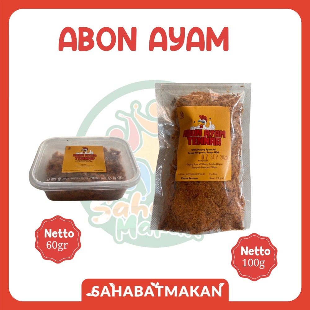 

Abon Ayam Tennar — Sahabat Makan Sayur Jogja