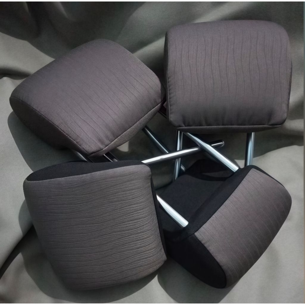 headrest sigra calya jok tengah sandaran kepala sigra calya - Hitam totol biru