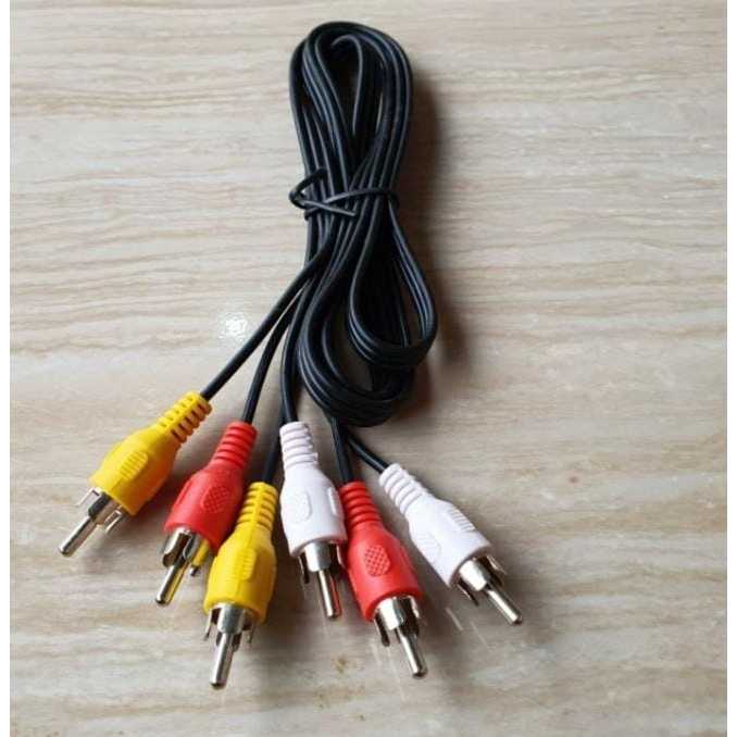KABEL RCA 3 WAY SISA PRODUKSI PABRIK / Kabel RCA 3 In 1