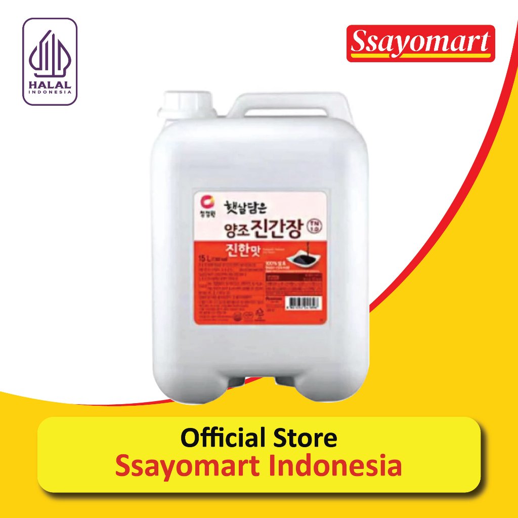 

Chung Jung One Jin Soy Jin Ganjang Kecap Asin Korea 15lt