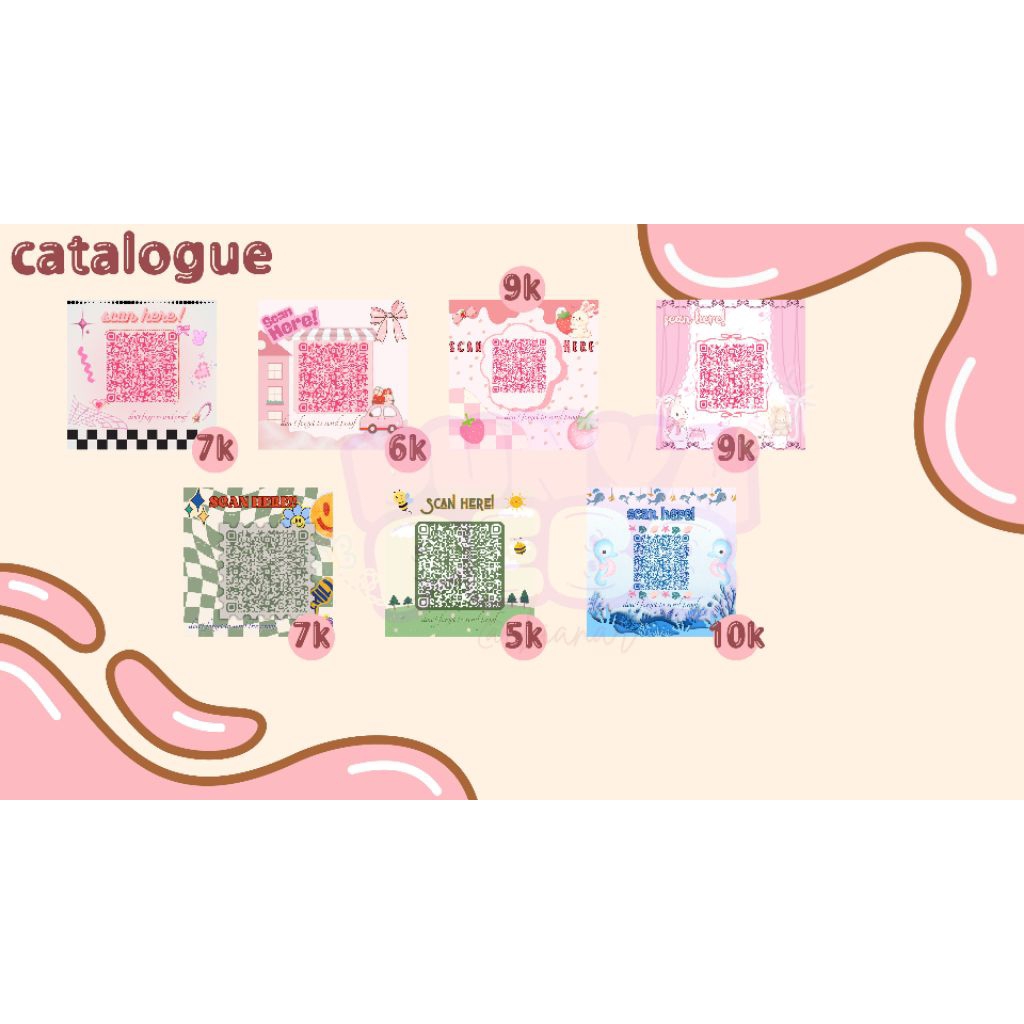 (Soft File qr Deco) Jasa Edit qr/Qris Deco Decoration