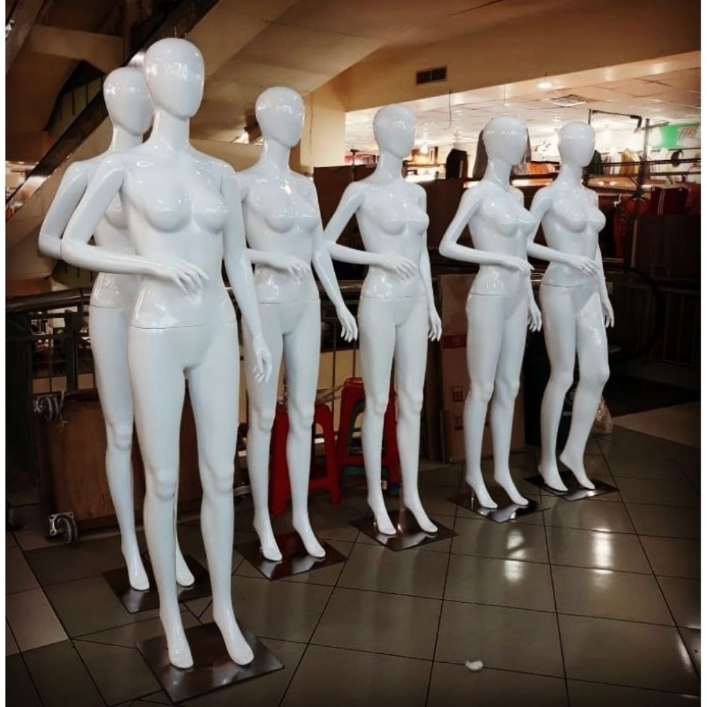 manekin patung cewe fiber full body second