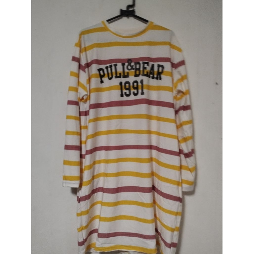 long tunik motif salur