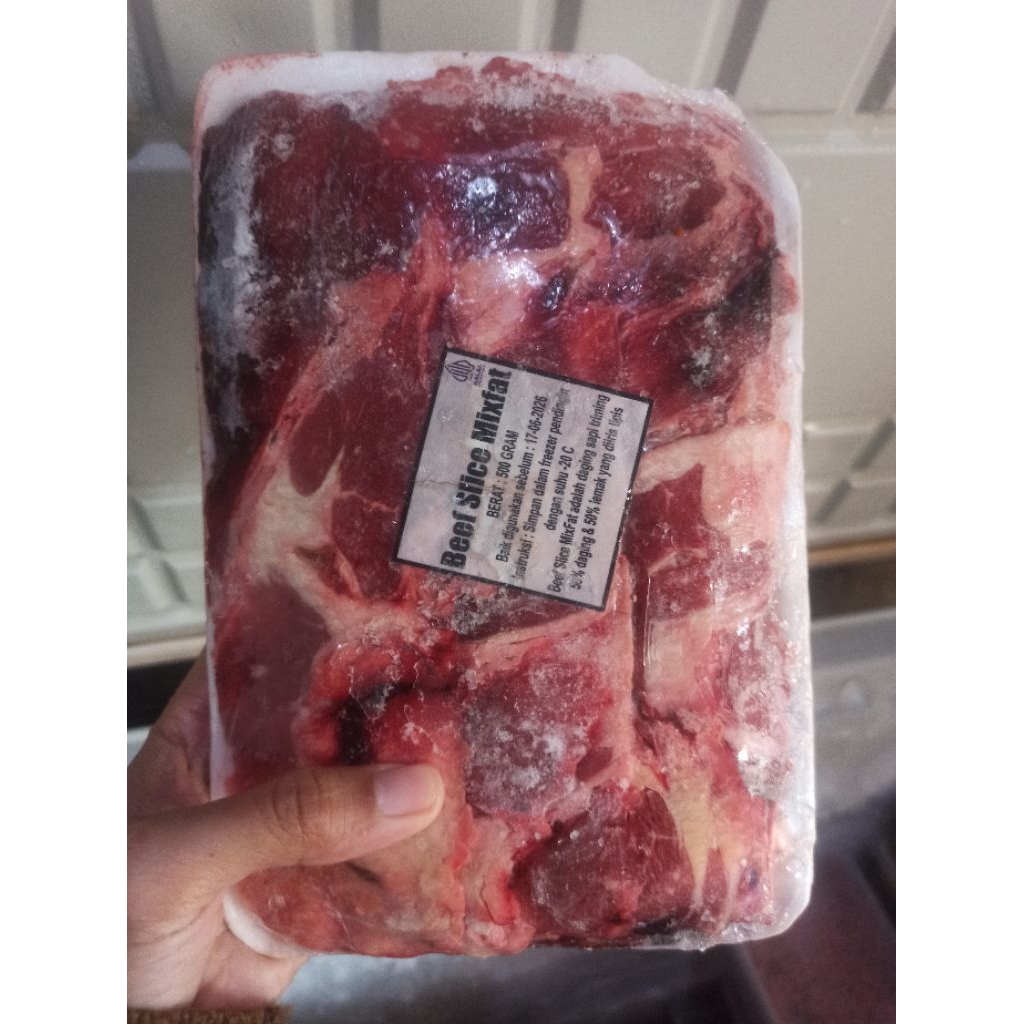 

Titik Frozen | Beef slice mix fat 500gr