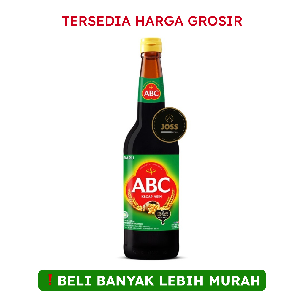 

[KHUSUS INSTAN] Kecap Asin ABC 620ml