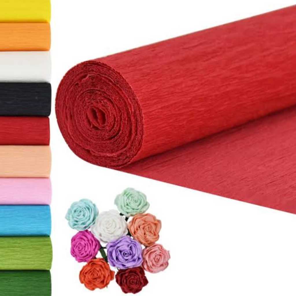 

READY KERTAS KREP WARNA / KERTAS KREP LAVENDER PER PCS / AKSESORIES HIASAN ACARA / BAHAN KERAJINAN