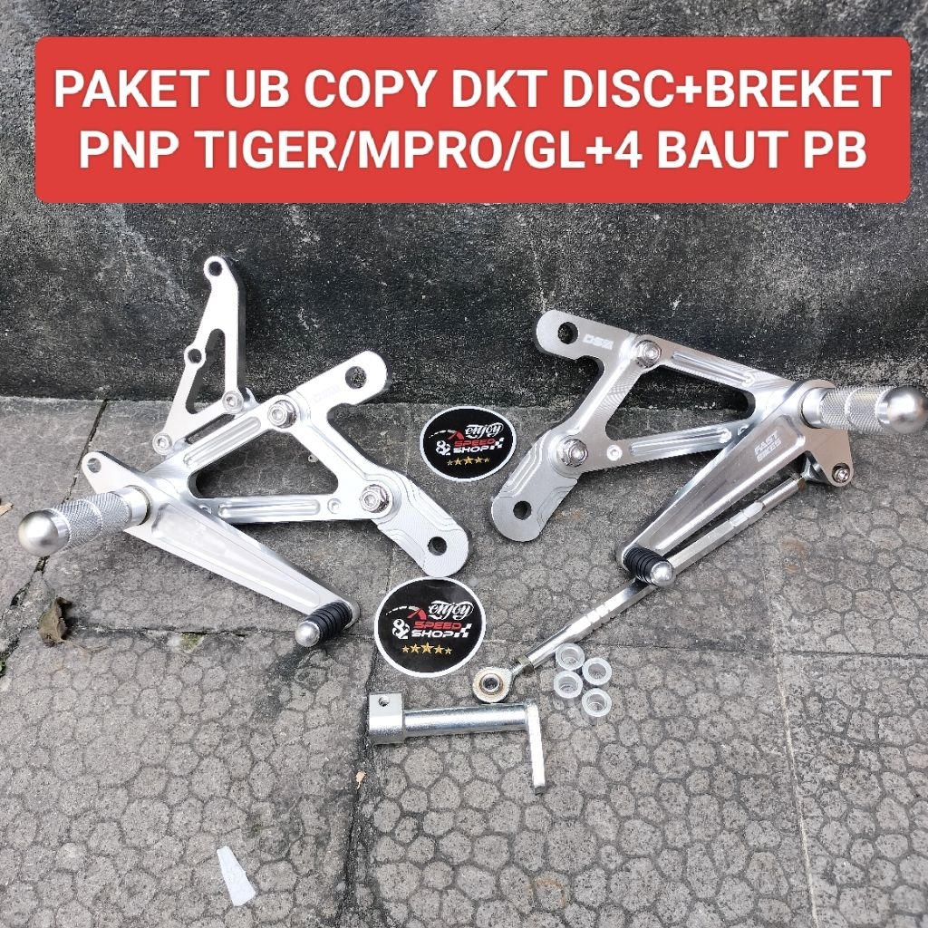 Paket Underbone Fastbikes Copy DKT Plus Breket Pnp Tiger / Megapro / GL Disc dan Non Disc / Tromol