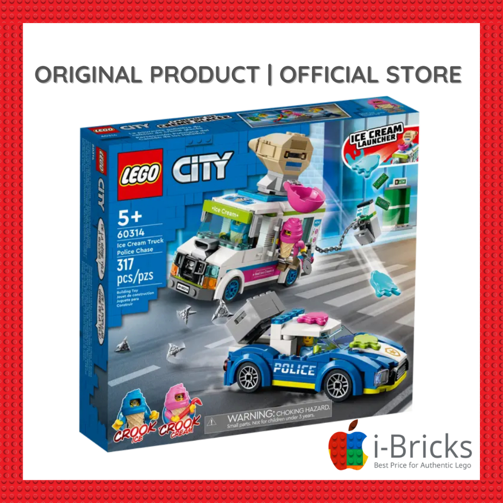 LEGO City 60314 Ice Cream Truck Police Chase