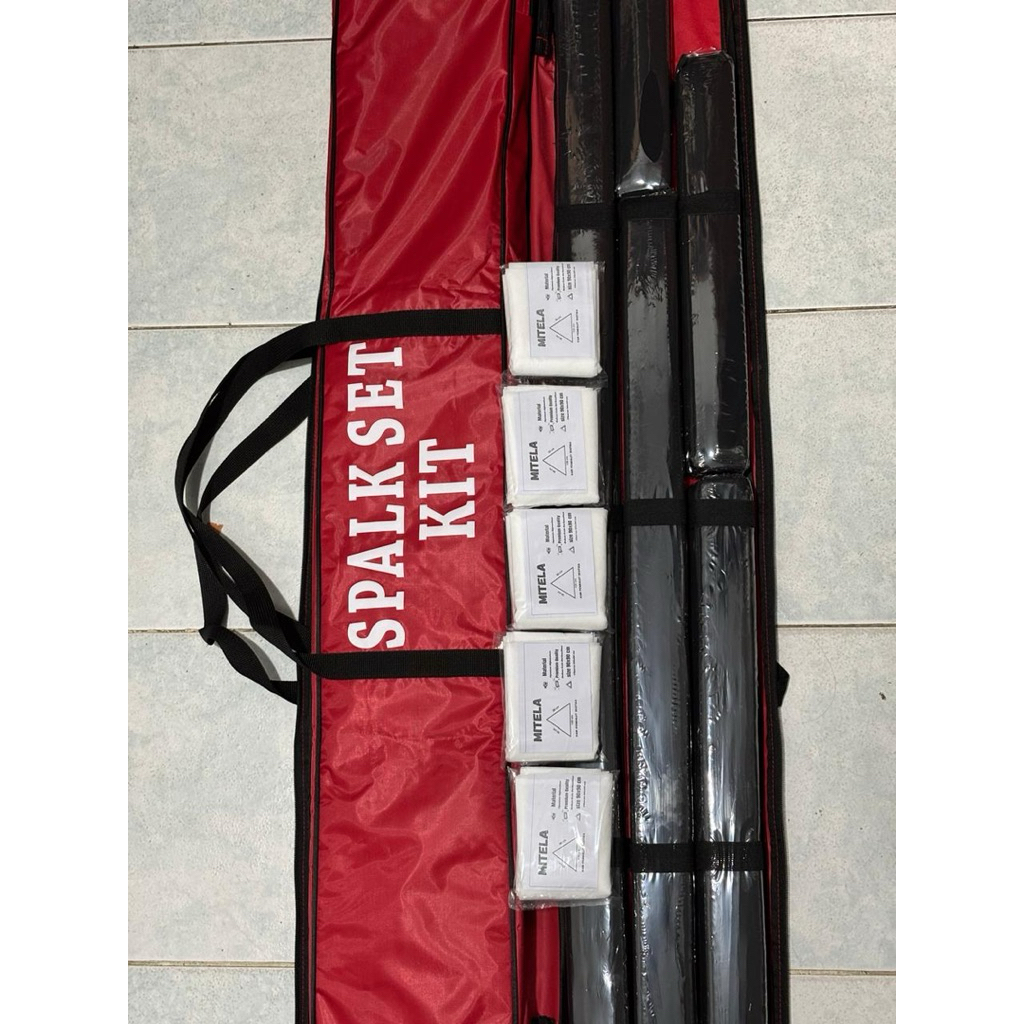 Spalk Kit Fullset - Bidai Kayu Fullset Mitela - Spalk Bidai Kayu 1 Set