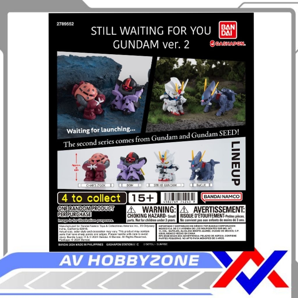Gachapon Gundam Still Waiting For You Ver 2 Gundam Bandai