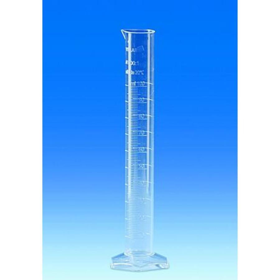 VITLAB Measuring cylinder PP 100 ml Gelas ukur plastik 100 cc