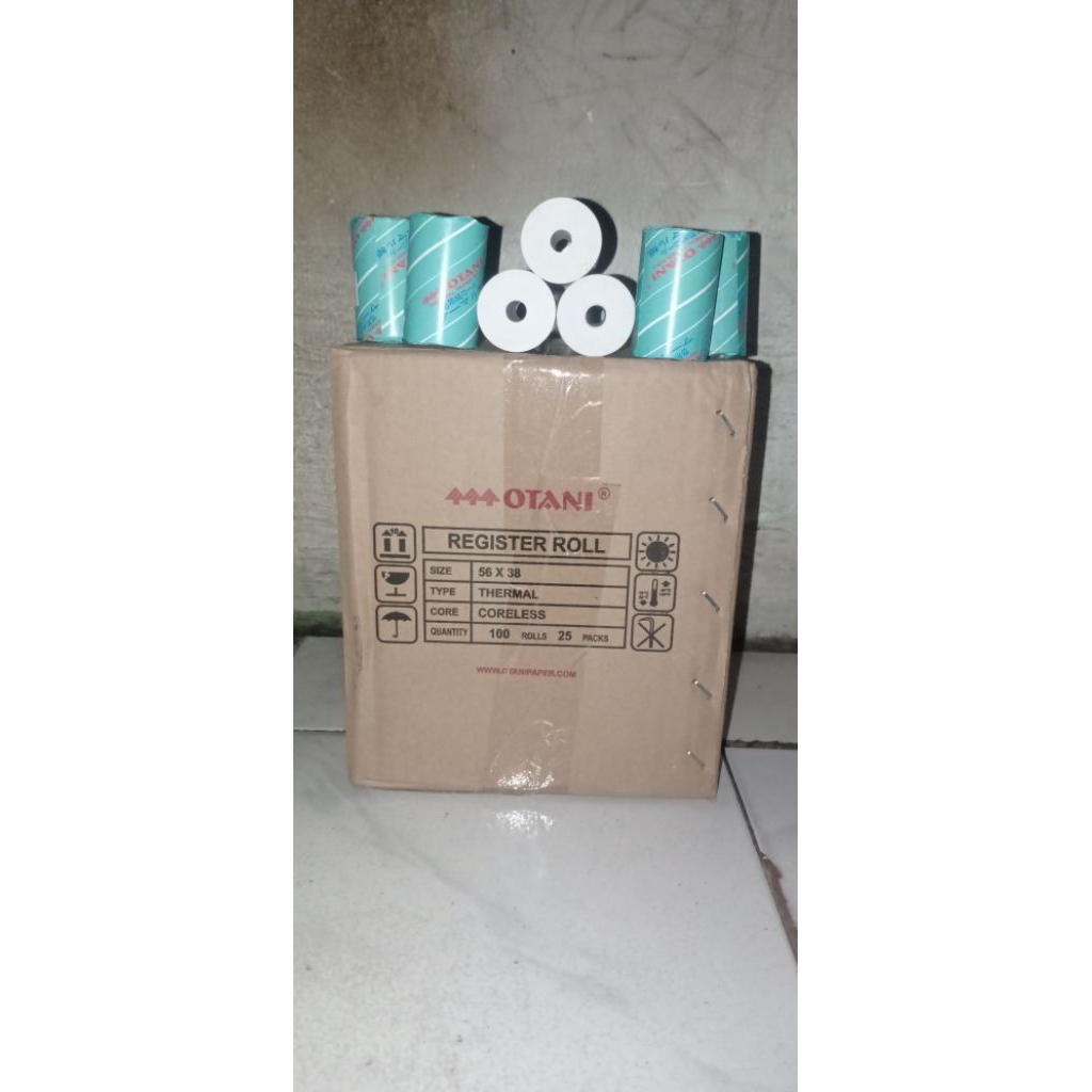 

kertas thernal kasir struk roll 56mm ( BCA ) kualitas bagus dan terpercaya