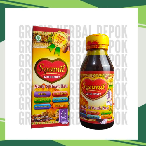 

Syamil Dates Honey 125 ml - Syamil Madu Anak - Madu Untuk Si Buah Hati - Madu Syamil Dates Honey